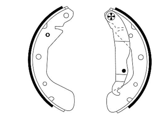 Brake Shoe Set 91044800