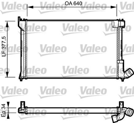 RAD MOT CITROEN XM - PEUGEOT 406, 6  .