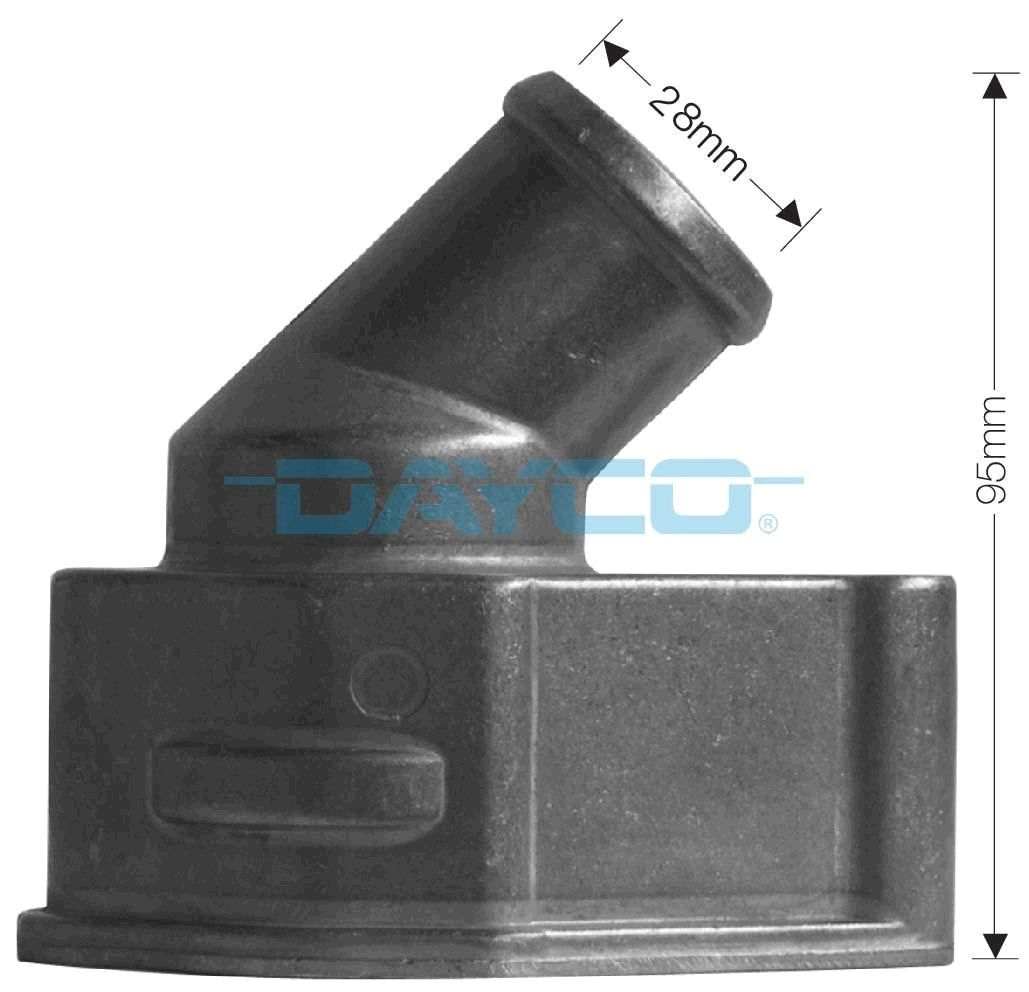 THERMOSTAT HOUSING 88C DAEWOO/HOLDEN - TecDoc Only
