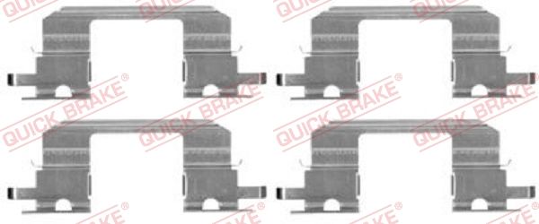 Accessory Kit, disc brake pad 109-1672