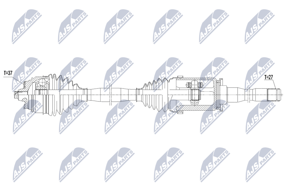 NTY NPW-BM-252 Antriebswelle