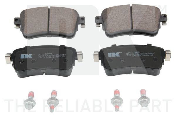 Bremsbelagsatz, Scheibenbremse