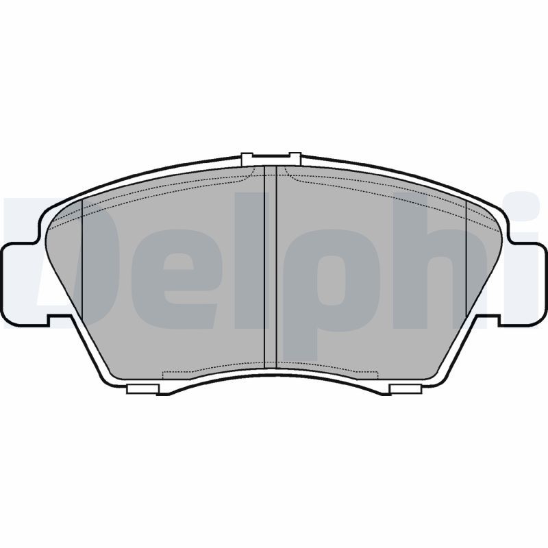 Brake Pad Set, disc brake LP809