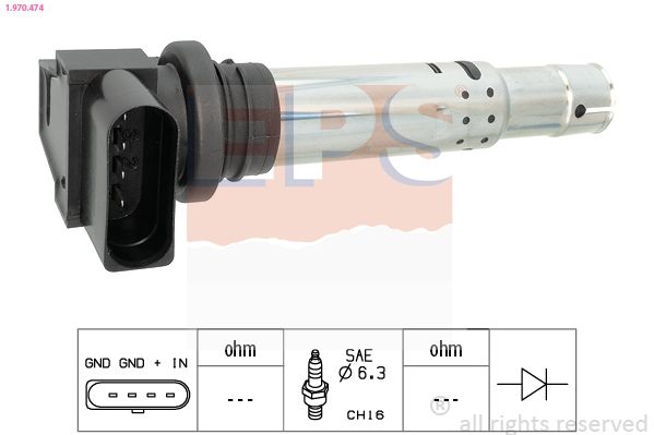 Ignition Coil 1.970.474