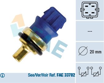 FAE 33780 - Sensor, K&uuml;hlmitteltemperatur