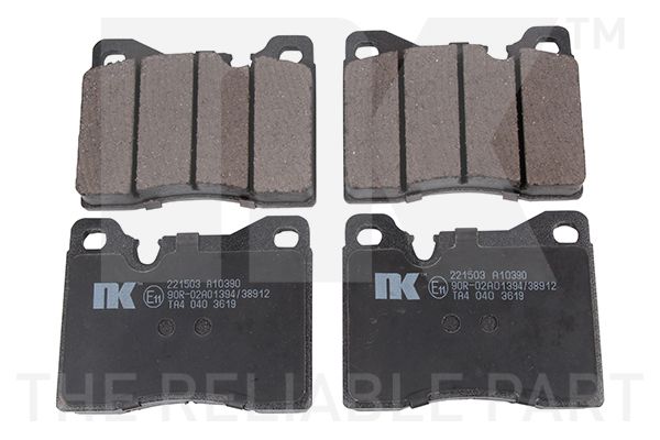 Bremsbelagsatz, Scheibenbremse