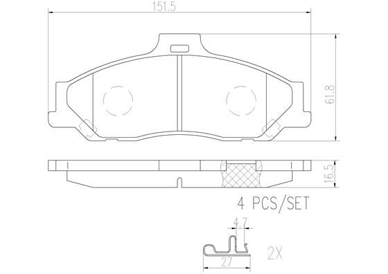 FORD RANGER PK 09-11 (FRT) - TecDoc 1