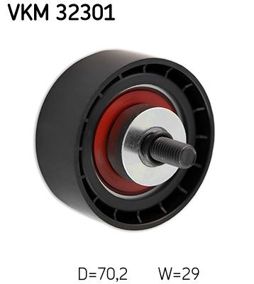 SKF VKM 32301 Deflection/Guide Pulley, V-ribbed belt
