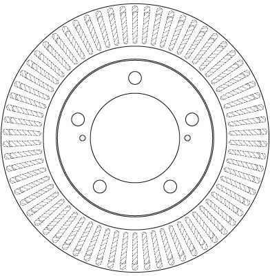 TRW BRAKE DISC - TecDoc 2