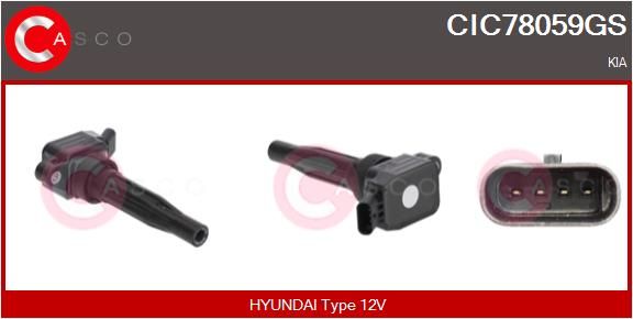 CIC78059GS CASCO Genuine gyújtótekercs