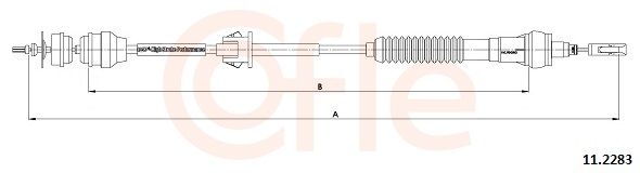 Cable Pull, clutch control 92.11.2283