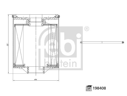 FEBI BILSTEIN 198408 - Kraftstofffilter