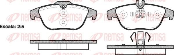 Premium Rear Brake Pad Set Premium Rear Brake Pad Set