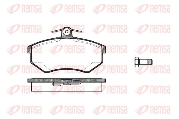 Brake Pad Set, disc brake 0134.20