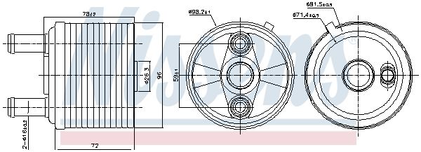 Ölkühler, Automatikgetriebe Ölkühler, Automatikgetriebe