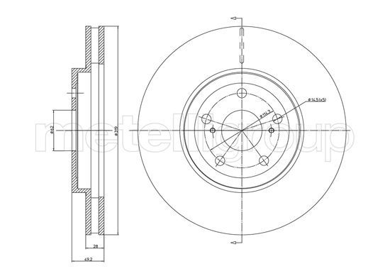 Brake Disc 23-1167C