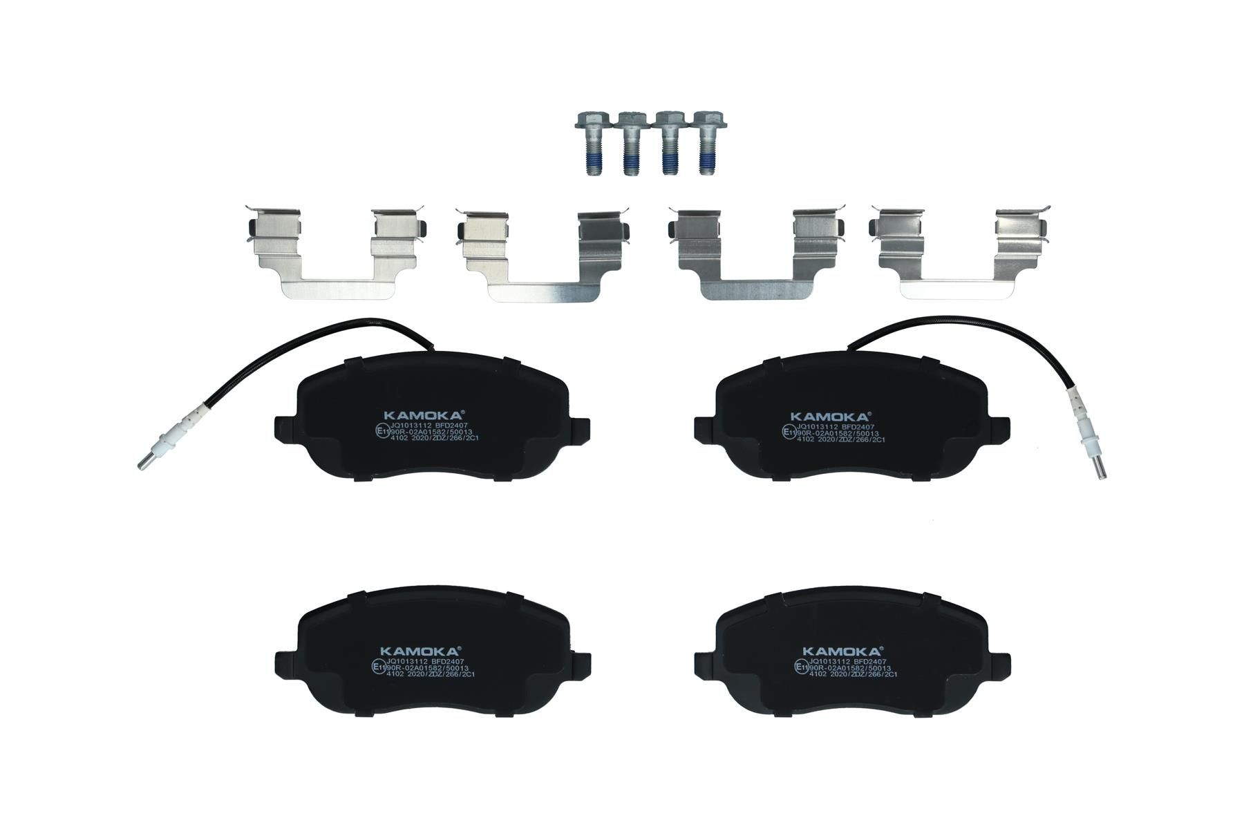 KAMOKA JQ1013112 - Bremsbelagsatz, Scheibenbremse