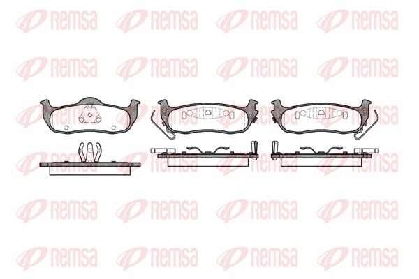 Brake Pad Set, disc brake 1106.02