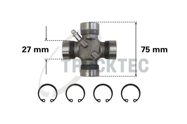 TRUCKTEC AUTOMOTIVE 02.34.041 - Gelenk, Gelenkwelle