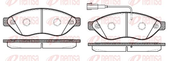 Brake Pad Set, disc brake 1237.12