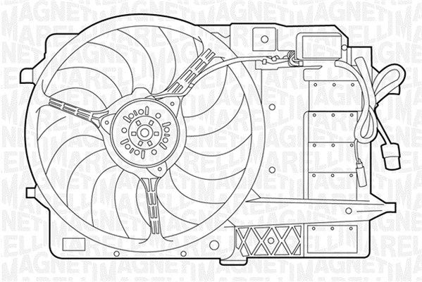 069422277010 MAGNETI MARELLI ventilátor, motorhűtés