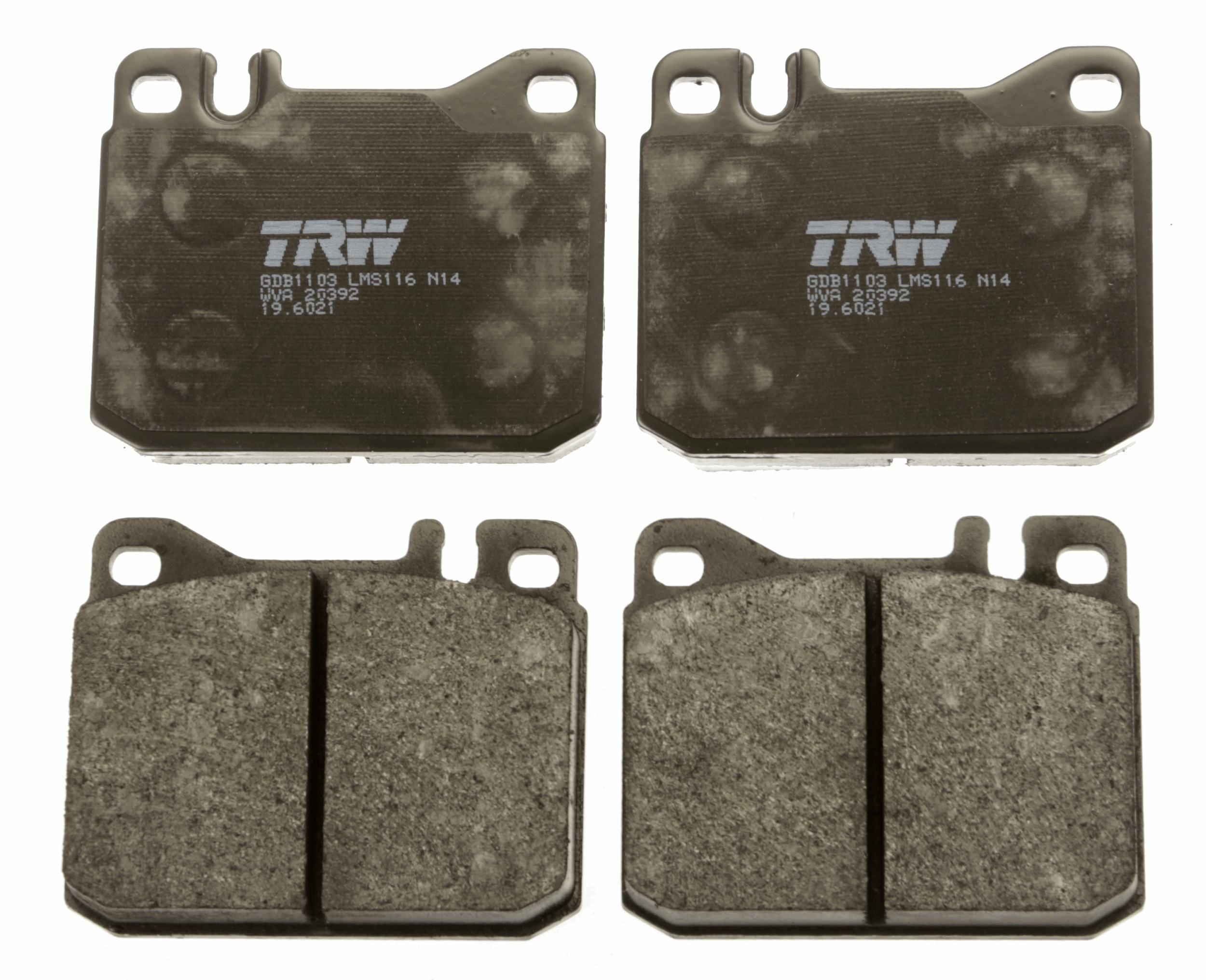 TRW DISC BRAKE PADS - TecDoc 2