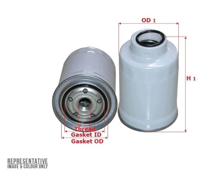 FUEL FILTER FITS Z884 - TecDoc Only