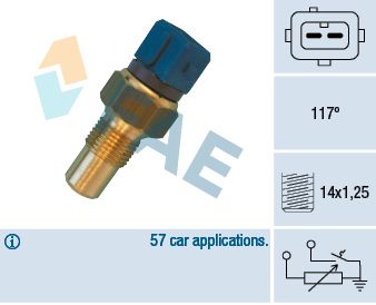 Sensor, K&uuml;hlmitteltemperatur