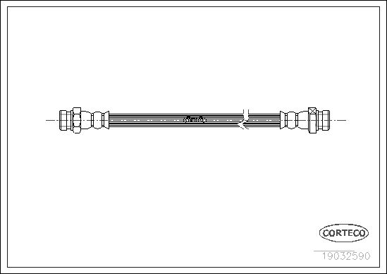 FLEXIBLE DE FREIN VAUXHALL  0705