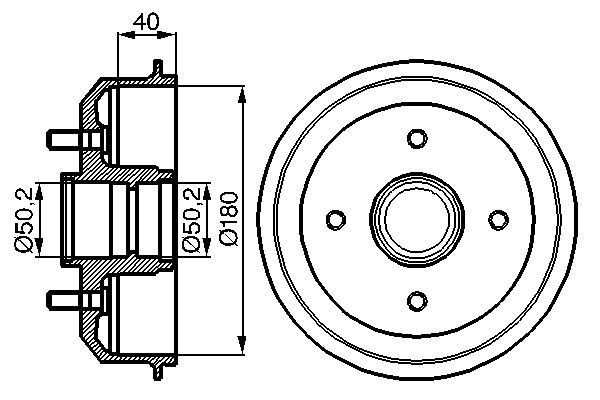 Brake Drum 0 986 477 099