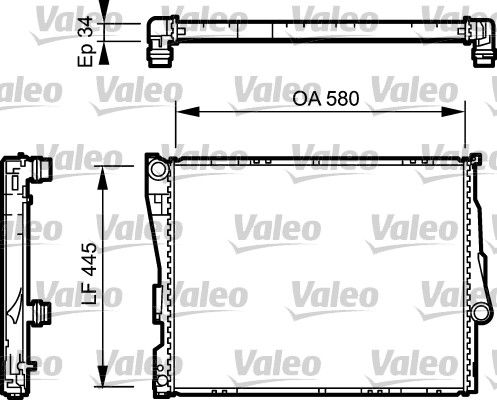 RAD MOT BMW SERIE 1, SERIE 3, Z4  9900