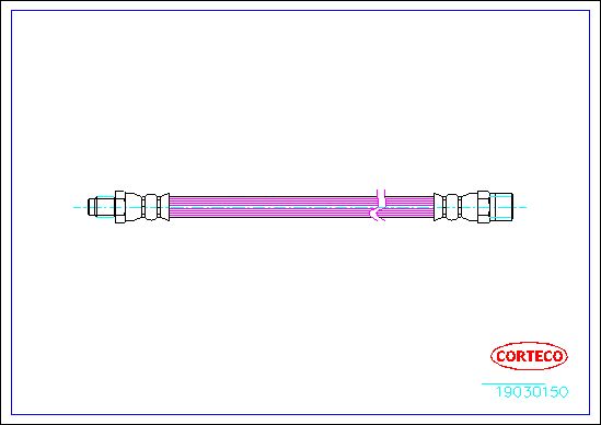 FLEXIBLE DE FREIN MERCEDES-MERCE  0705