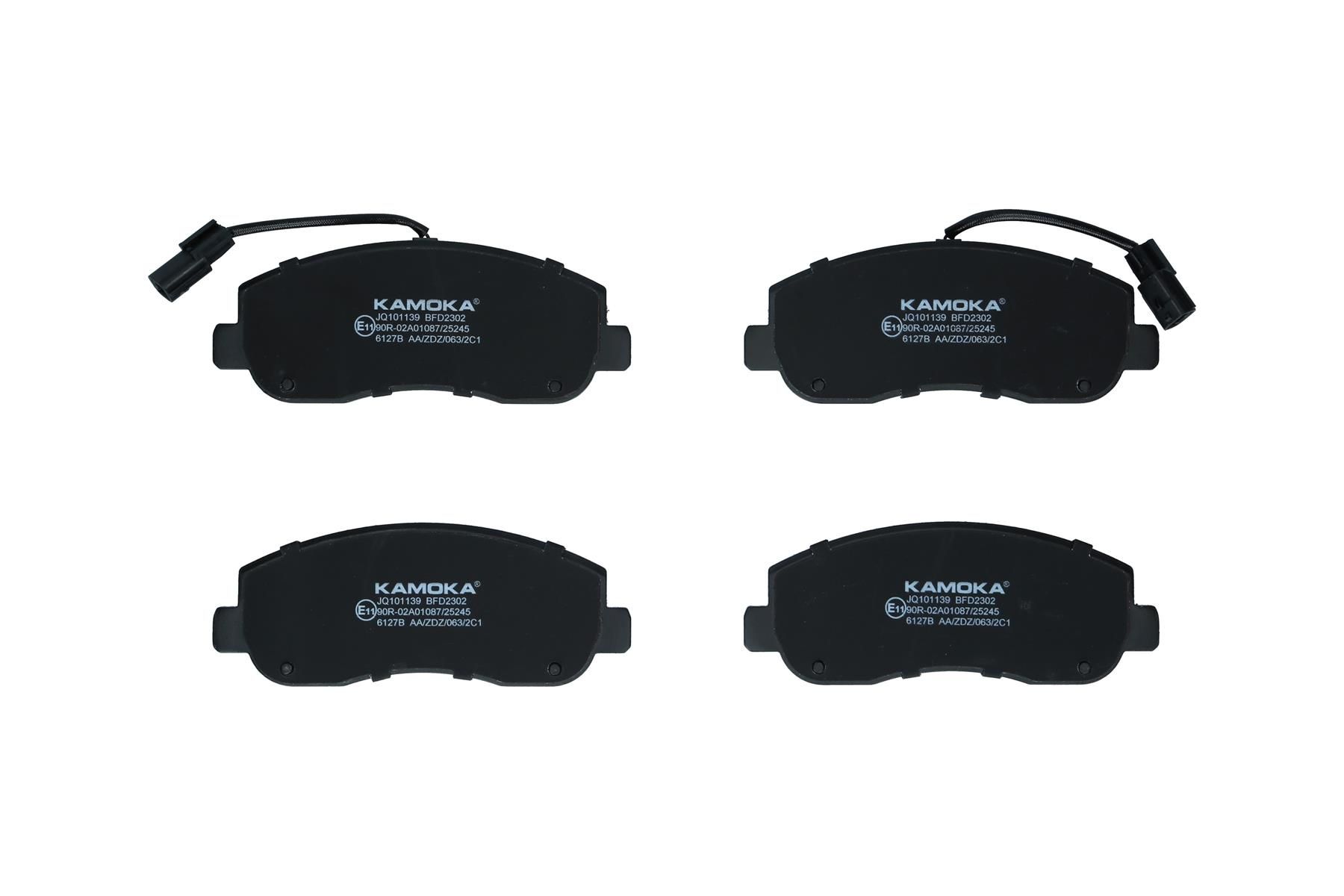 KAMOKA JQ101139 - Bremsbelagsatz, Scheibenbremse