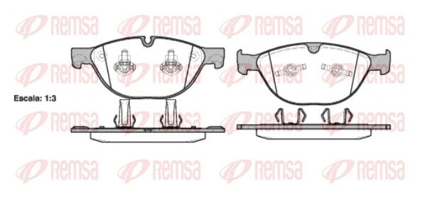 Premium Front Brake Pad Set Premium Front Brake Pad Set