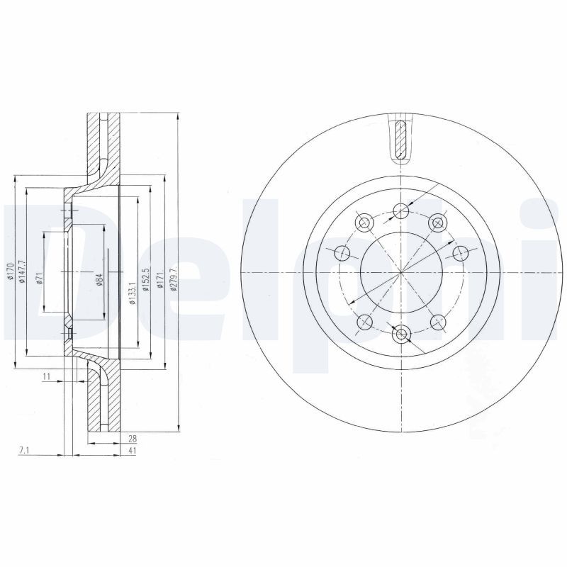 Brake Disc BG4084