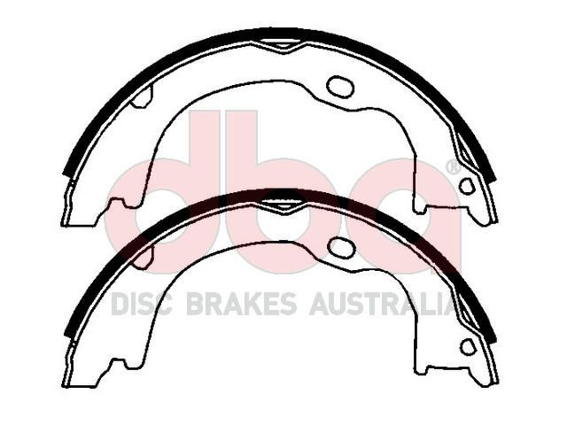 Street Series Brake Shoes [Dodge / Jeep Parking Brake 207mm] - TecDoc Only