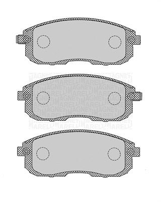 Brake Pad Set, disc brake 363916060695