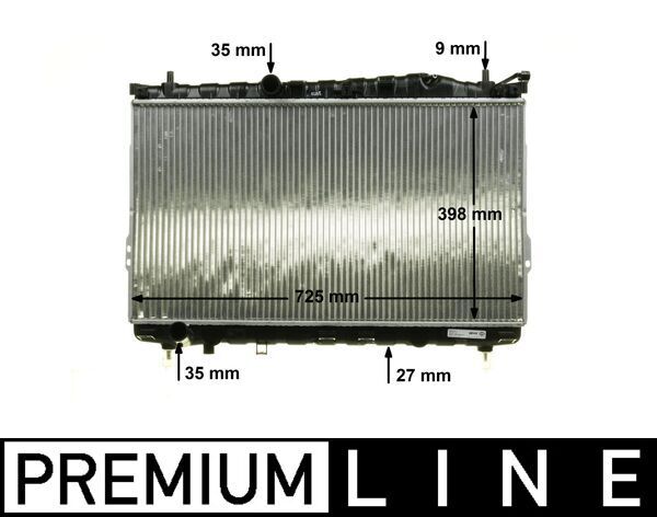 Radiador, refrigeración del motor