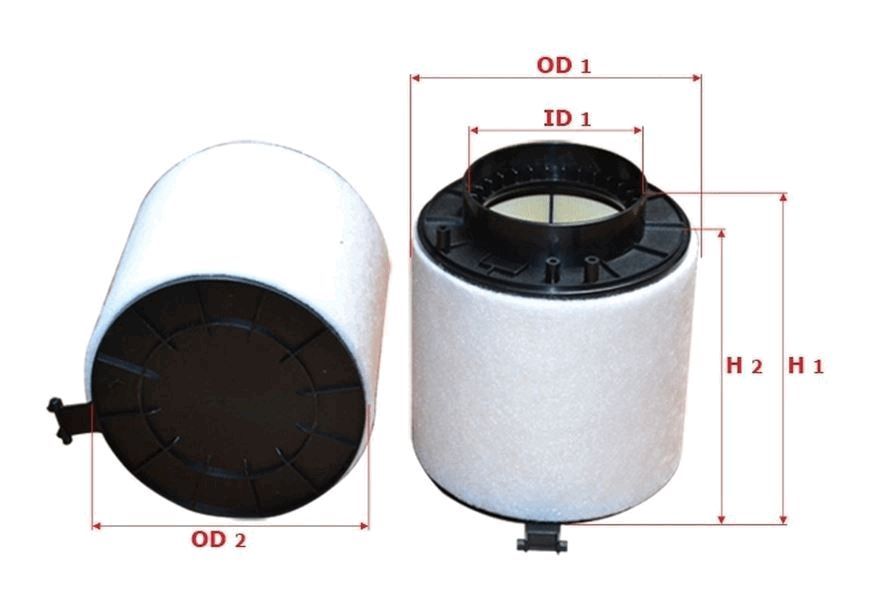 AIR FILTER FITS A1837 WA5292 - TecDoc Only