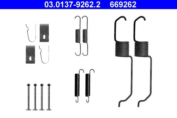 Accessory Kit, brake shoes 03.0137-9262.2