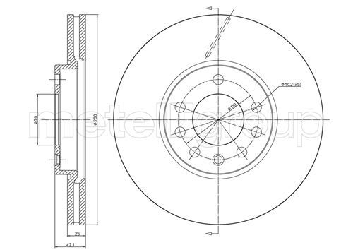 Brake Disc 23-0605C