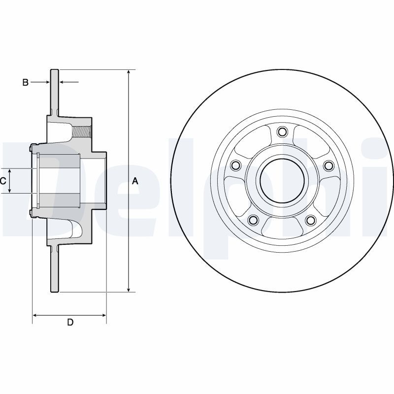 Brake Disc BG9137RS