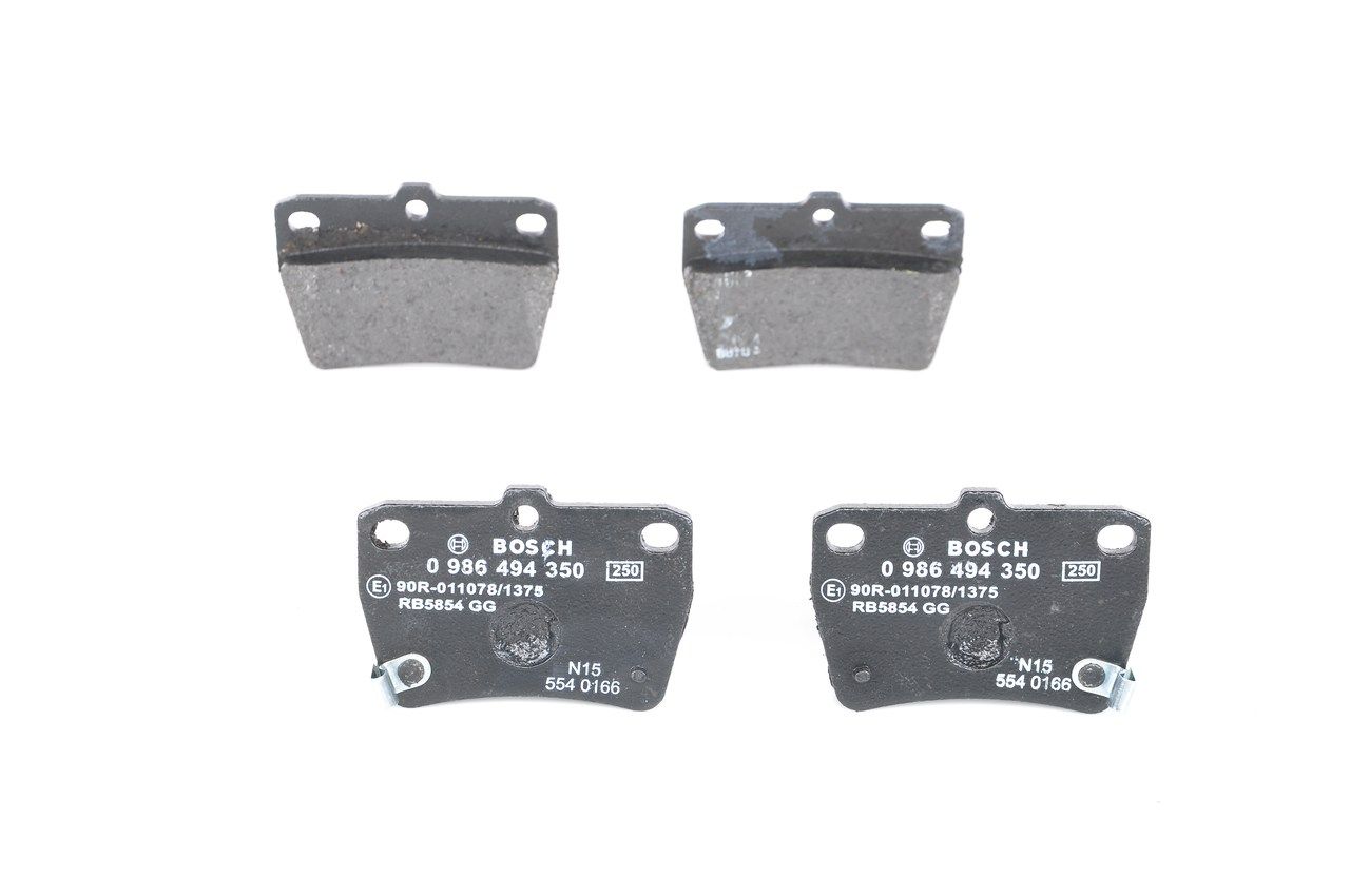 Brake Pad Set, disc brake 0 986 494 350