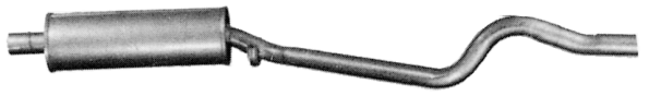 Mittelschalldämpfer