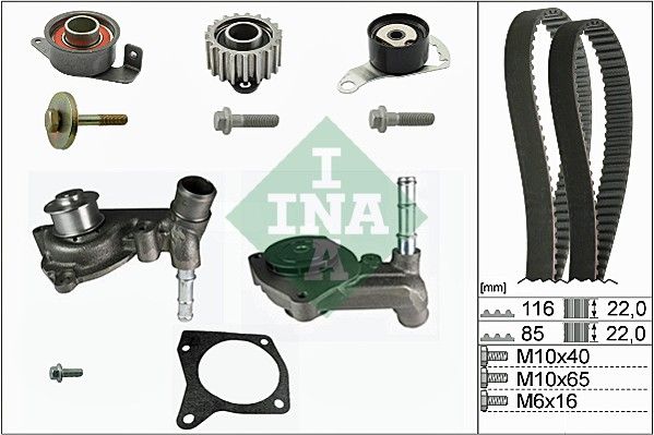 Water Pump & Timing Belt Kit 530 0104 30