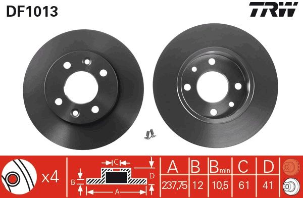 PAIRE DE DISQUES  9900