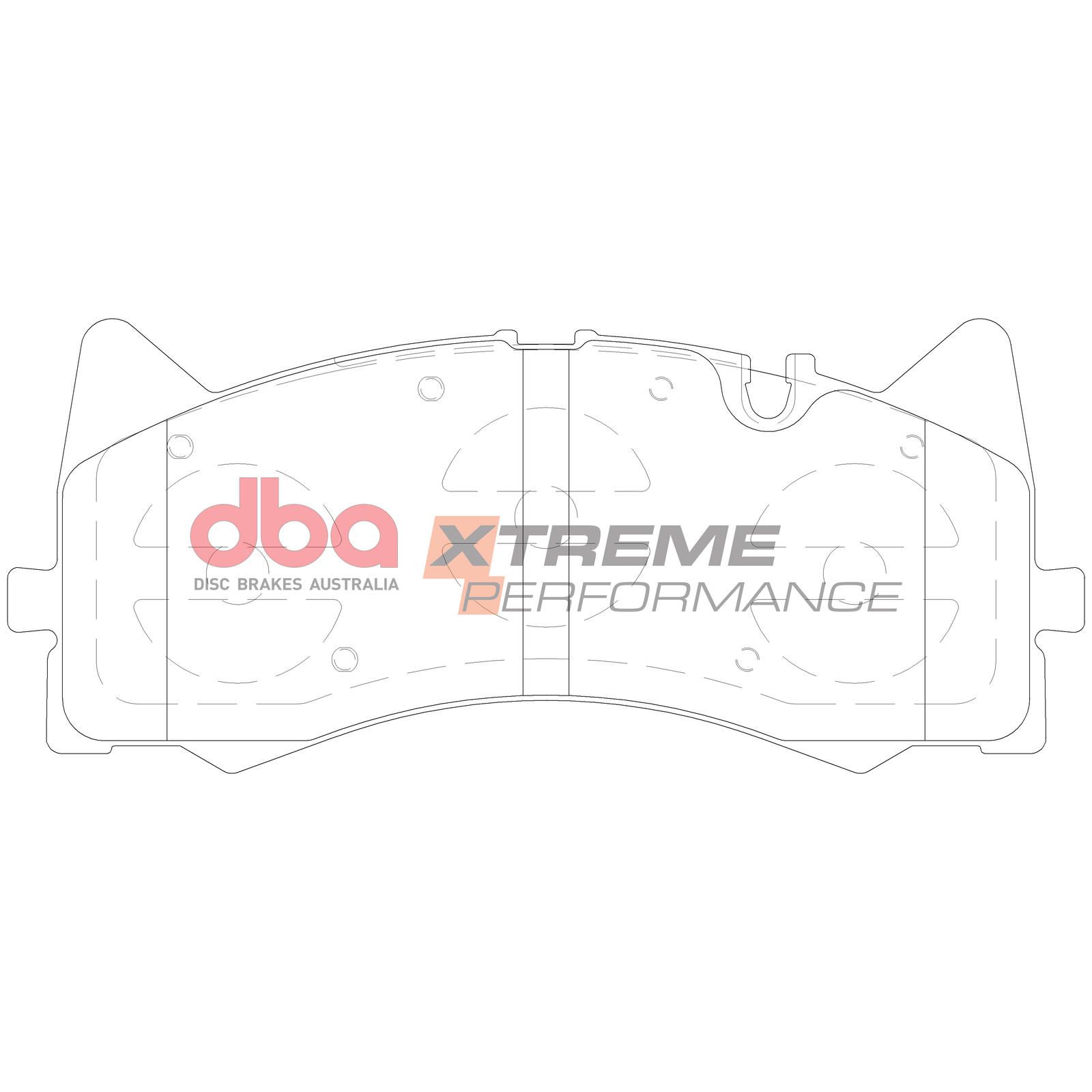 DBA XP XTREME PERFORMANCE BRAKE PADS [ Mercedes-Benz AMG GT-S R190 / C180 AMG S205 - 2014 & 2017 - On  F ] - TecDoc Only