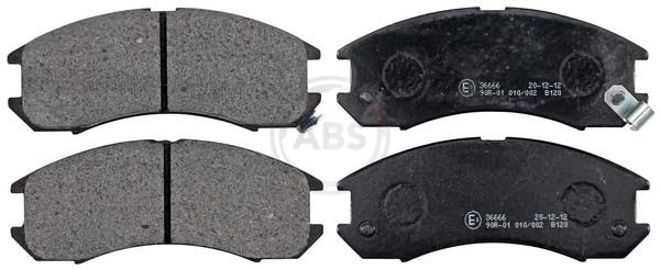 Brake Pad Set, disc brake 36666