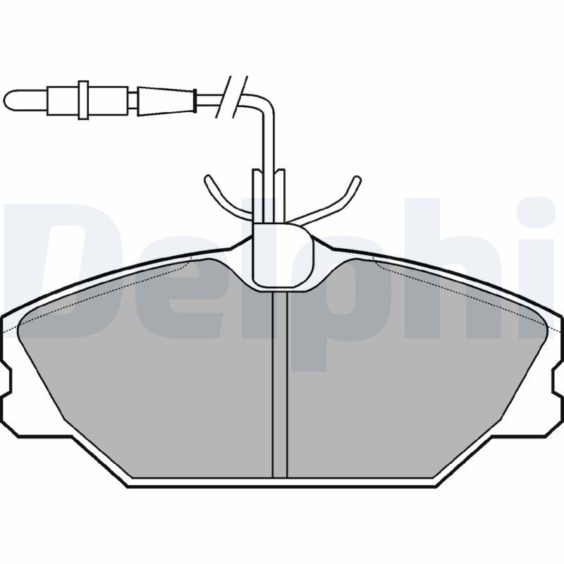 Brake Pad Set, disc brake LP788