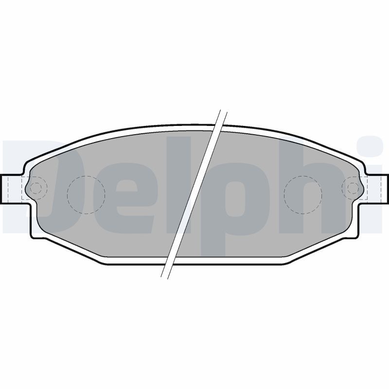 Brake Pad Set, disc brake LP1665